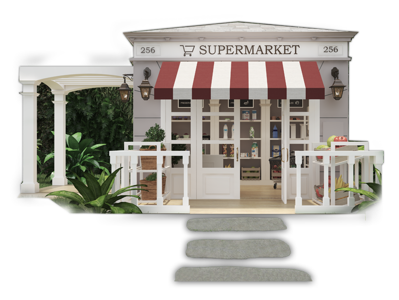 Paris Playhouse Supermarket Theme