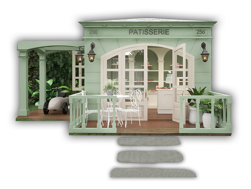 Paris Playhouse Patisserie Theme