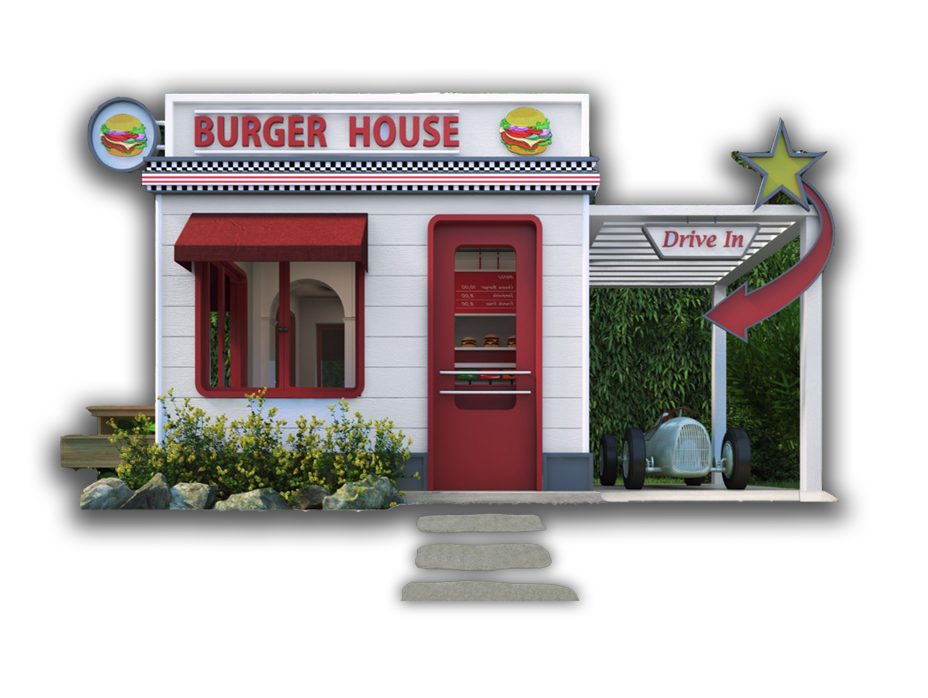 New York Playhouse Burger House Theme